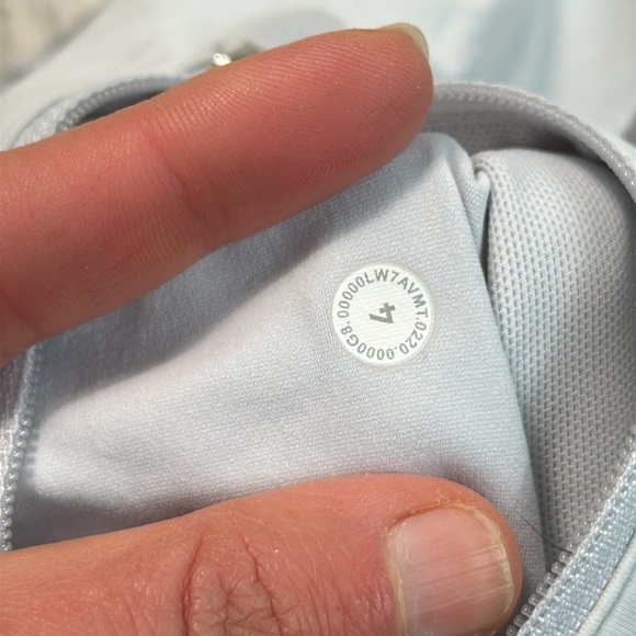 Lululemon Speed Up Short Long *4" Updated Fit City Breeze Alpine White Multi / A - Picture 5 of 6